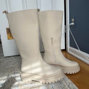 Macall Cool Planet Steve Madden Boots Bone / White